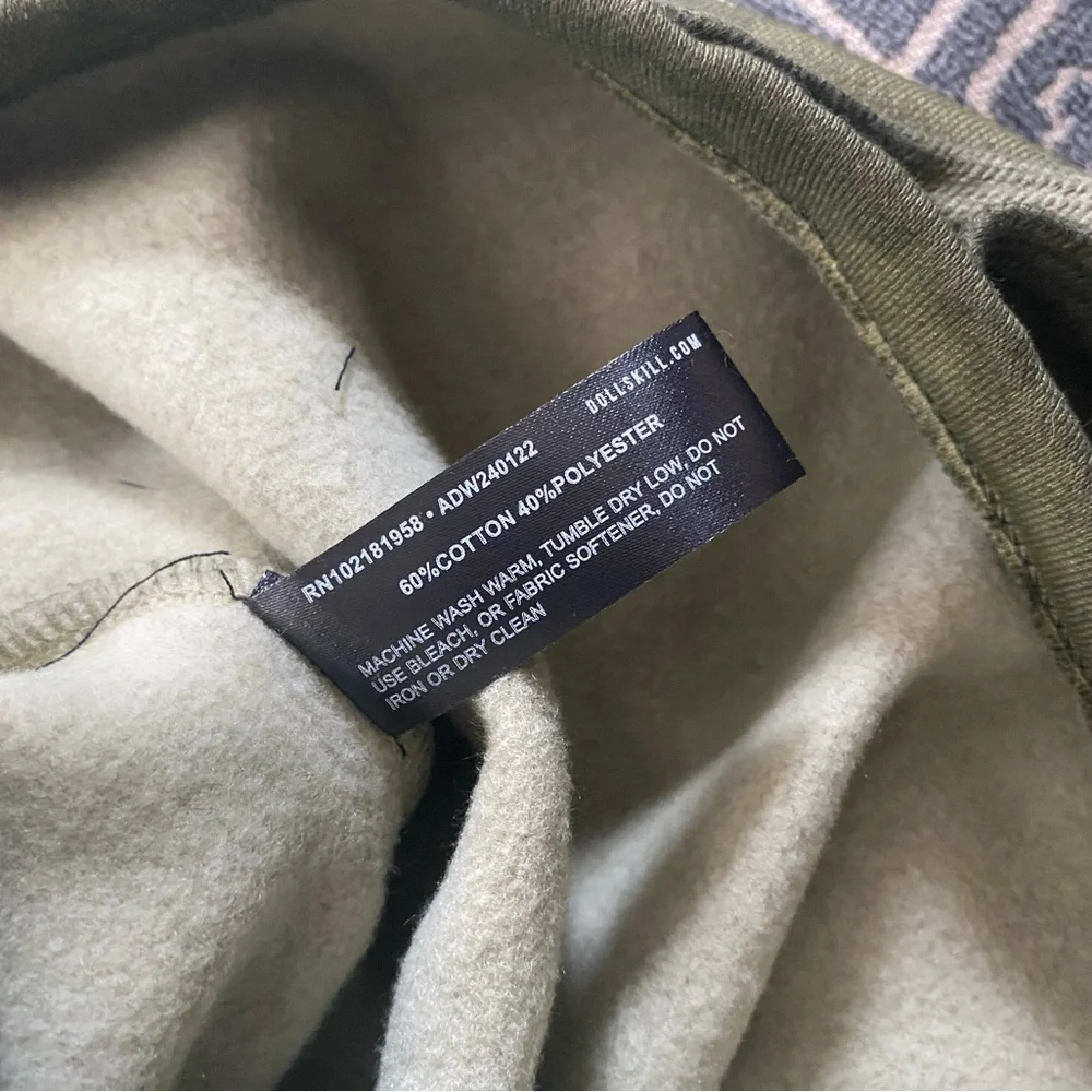 Darker Wavs DollsKill | NWT’s Cyber Y2K drawstring mini lowrise sweat skirt - Picture 8 of 9